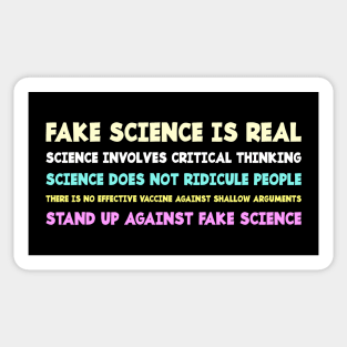 Fake science is real Sticker